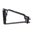 TS-8R crosse triangulaire noire avec rehausse de joue