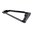 TS-8R crosse triangulaire noire avec rehausse de joue