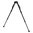 1A2-25 Bipied tenon d'anneau de bretelle 12-25" base solide