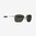 SANTINI Lunettes monture argent, verres gris-vert polarisés