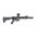Monture pour optique TRIJICON MRO, hauteur 1,7", noire