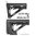 Adaptateur d'angle pour crosse MAGPUL CTR, noir
