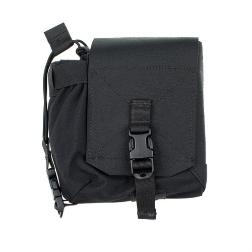 Le Mutant Pouch offre un rangement polyvalent avec deux compartiments, idéal pour des magazines, radios et accessoires, tout en étant compatible avec le système MOLLE.