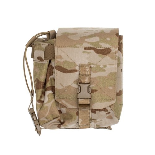 Le Mutant Pouch est une solution de stockage polyvalente, offrant deux compartiments pour batteries, radios et accessoires, tout en se fixant facilement sur n'importe quelle surface MOLLE.