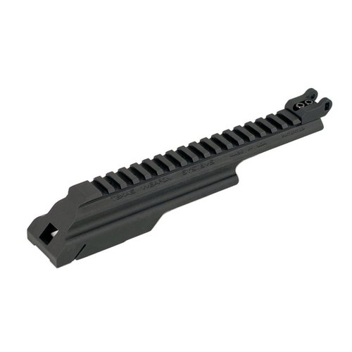 Le KRINKOV GEN-3 Dog Leg Rail offre une acquisition rapide des cibles, un montage solide et protège tes optiques de la chaleur du canon.