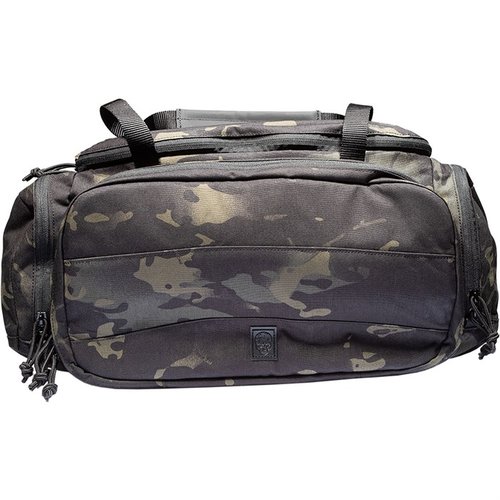Le RANGE BAG Multicam Black de Grey Ghost Gear est parfait pour organiser ton matériel de tir, avec des poches zippées, un espace de travail et un design robuste.