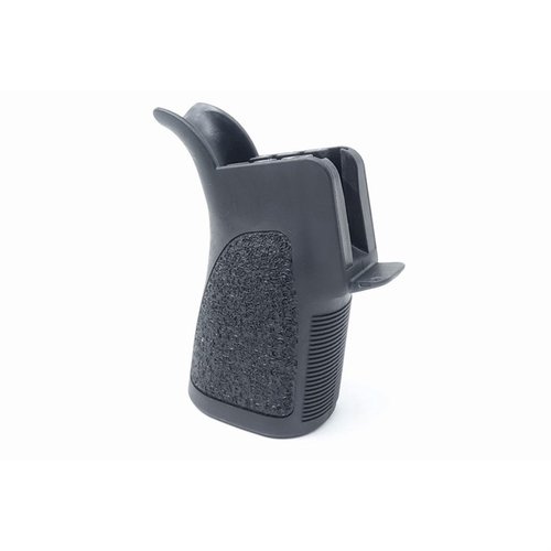 Le BCMGUNFIGHTER Grip MOD-3-KD offre un angle de prise réduit pour un meilleur contrôle, un design compact et un tang avant pour combler l'espace avec la garde de détente.