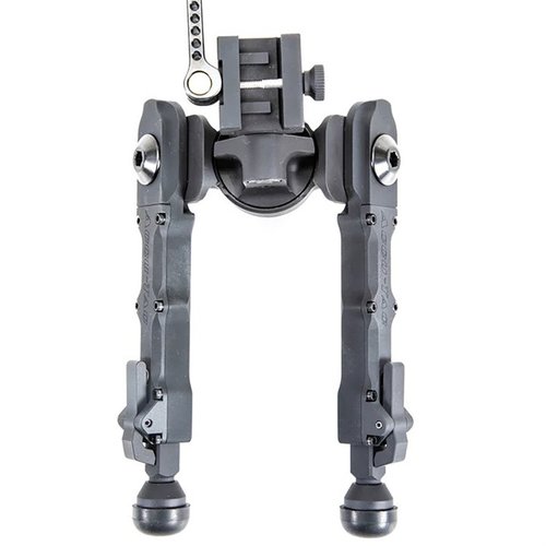 Le bipied ACCU-TAC PC-4 est léger, en aluminium de qualité aéronautique, avec 4 positions de jambes et un montage rapide sur rail Picatinny, idéal pour le tir.