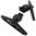Patins P-SKI pour bipieds à grand écartement, noir mat, lot de 2