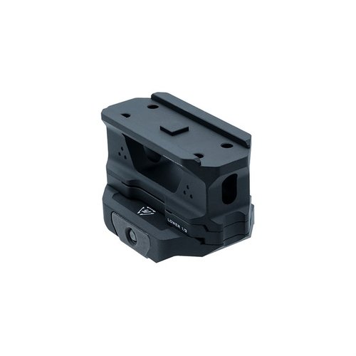 Le REX T1 Riser Mount est léger et bas profil, parfait pour un co-witness absolu ou inférieur 1/3, offrant une modularité idéale pour tes optiques T1.