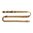 Bretelle 2 points personnalisable Marron coyote
