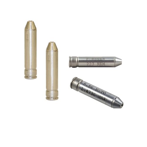 Le set de gauges de headspace Essential AR-15 est parfait pour tes .223 Remington et 5.56mm, incluant Go et No Go pour une précision optimale.