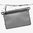 DAKA pochette étanche à fenêtre, grande, noire