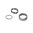 Pack de bagues Delta/Slip pour AR-15, gris