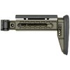 Le stock pliant AK ALPHA offre un confort optimal avec sa crosse réglable, un mécanisme robuste en acier et plusieurs options de configuration pour ton arme.