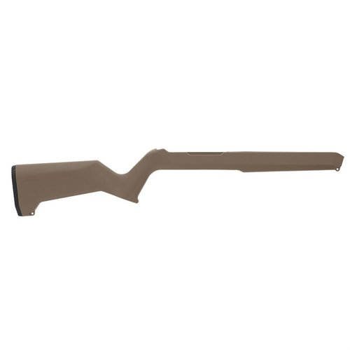 Le MOE® X-22 est un stock léger et ergonomique pour Ruger® 10/22®, avec M-LOK, texture TSP et options pour baril pencil ou bull-barrel.