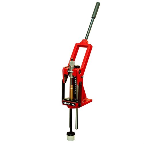 La presse CO-AX XL de Forster accepte les dies de 1" 1/4" et 7/8", offre une rigidité inégalée et une expérience de rechargement ultra fluide.