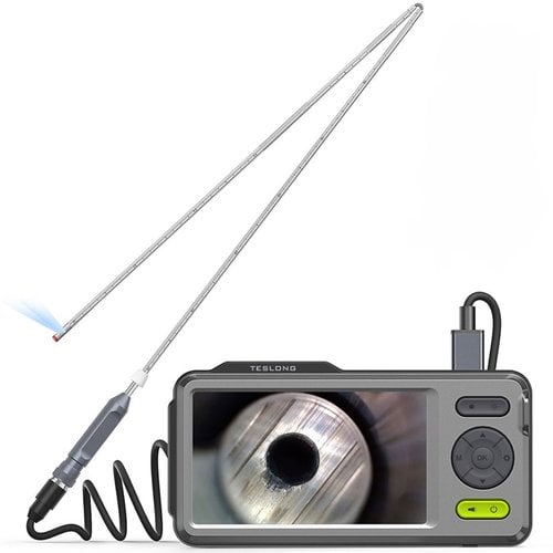 Découvre le NTG200H, un borescope avec écran HD de 5", batterie de 3500mAh, et une sonde étanche pour inspecter facilement tes armes.