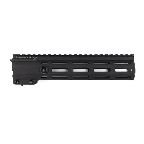 Le SXT M-LOK de 9" est un garde-main robuste en aluminium 6061-T6, facile à installer, avec un design flottant et un point de sangle QD ambidextre.