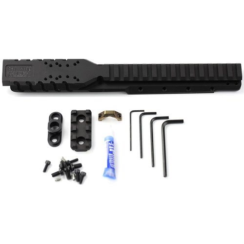 Améliore ton Ruger® Mini-14® ou Mini Thirty® avec le Hannibal Rail pour un montage direct d'optique, un look tactique et des options d'accessoires variées.