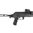 Adaptateur de crosse pliante pour tenon arrière AK-47 Picatinny noir
