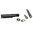 Ensemble tube tampon AR-15 MILSPEC Premium avec SUPER 42 H2, noir