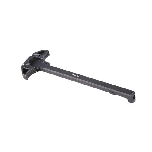 Le URG-I Airborne Charging Handle de Geissele, léger et ambidextre, réduit les risques d'accrochage et gère le gaz pour un tir optimal, même en conditions difficiles.