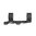 Monture pour lunette 36 mm, hauteur 1,54", 20 MOA, Zero Compromise, noire