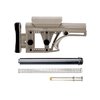 Le MBA-1 est un kit complet avec crosse ajustable, tube d'extension A2 et ressort pour .308/7.62, idéal pour personnaliser ton arme et améliorer ton confort.