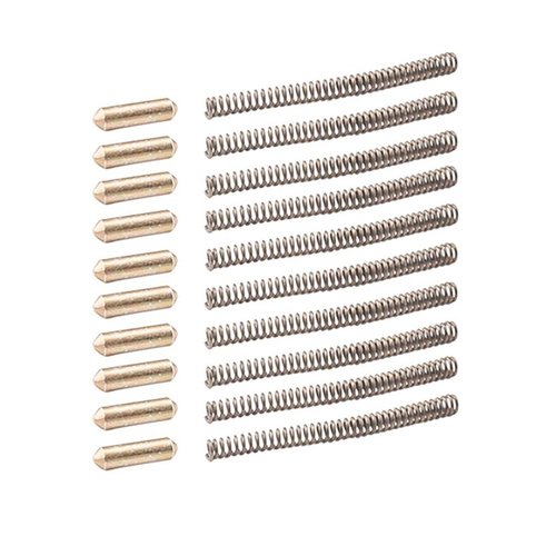 Avec ce pack de 10, tu as des Takedown Pin Detents et des ressorts LR-14 pour assurer un assemblage fiable et rapide de ton AR-15.