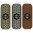 Plaques G10 M-LOK - gris/noir - lot de 2