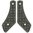 LEVER STOCK G10 poignée pistolet large - gris/noir