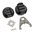 RAB-AD Adaptateur de rail Picatinny pour crosse, mini attache rapide, noir