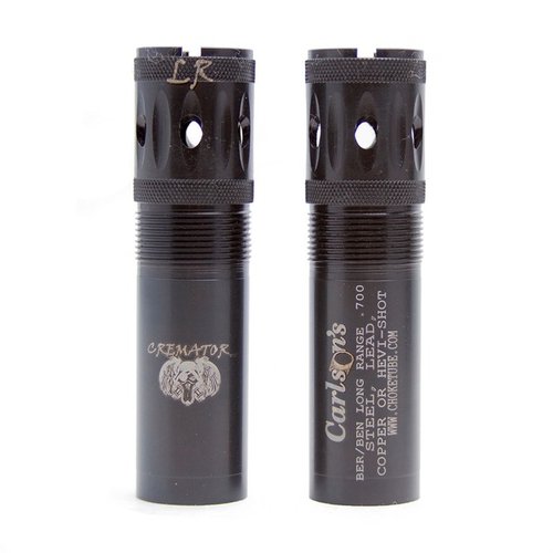 Les Choke Tubes Carlson’s Cremator® avec la technologie Triple Shot (TST) offrent des motifs plus denses et moins de déformation des billes pour chasser efficacement.