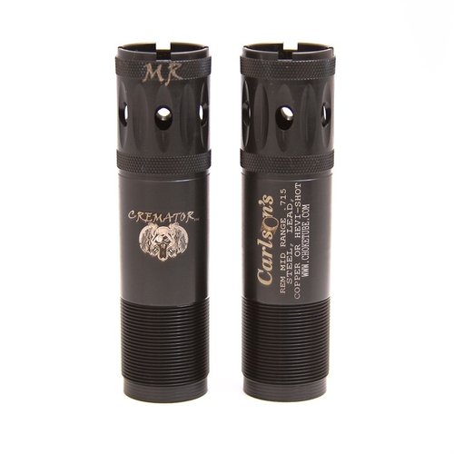 Les chokes portés Cremator® de Carlson offrent une technologie Triple Shot pour des tirs plus précis, moins de déformation des plombs et une installation facile.