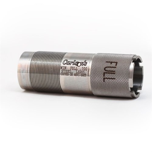 Les choke tubes Carlson's en acier inoxydable 17-4 offrent des motifs plus cohérents grâce à une section parallèle 25% plus grande, compatibles avec divers types de plomb.