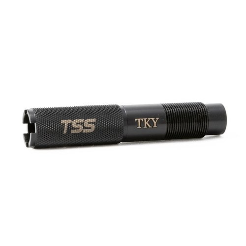 Les chokes TSS Turkey de Carlson's maximisent le nombre de billes dans un cercle de 10" à 40 yds, parfaits pour les munitions TSS et les tirs à longue distance.