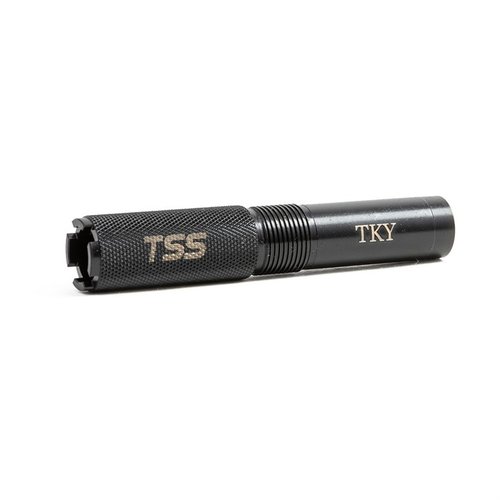 Les tubes de choke TSS Turkey de Carlson's sont parfaits pour les munitions TSS et maximisent le nombre de billes à 40 yds, idéal pour les dindons à longue portée.