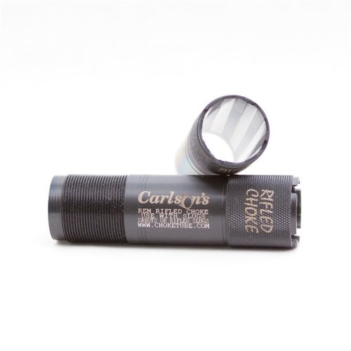 Améliore ta précision avec les choke tubes riflés CARLSONS en acier inoxydable 304, finition noire mate et garantie à vie pour ton arme de 12 ga.