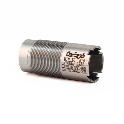 Ces chokes en acier inoxydable 17-4 sont parfaits pour les fusils Winchester, Mossberg et Browning, avec une garantie à vie de Carlson's et fabriqués aux USA!