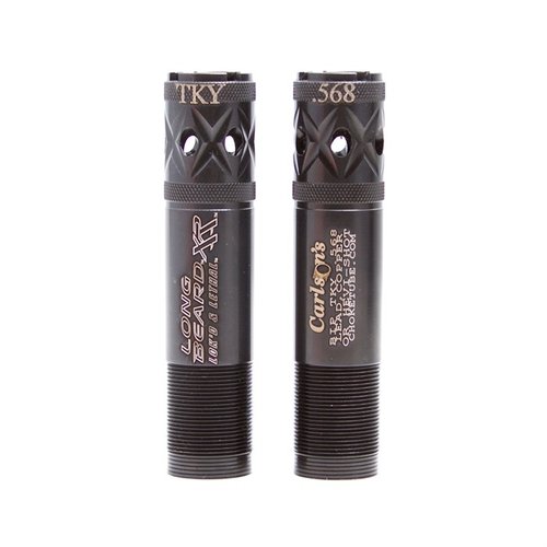 Le choke Carlson’s Long Beard est conçu pour optimiser les tirs avec les cartouches Winchester Long Beard, offrant des motifs serrés et une portée accrue.