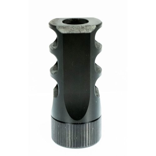 Le MUZZLOK® 3-PORT MUZZLE BRAKE réduit efficacement le recul, s'installe facilement sans crush washer et se retire sur le terrain. Idéal pour le .450/.458.