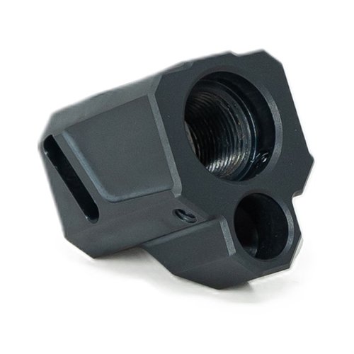 Le compensateur Faxon EXOS-513 réduit le recul et le relèvement du canon, offrant ainsi une meilleure précision pour ton Glock Gen 3 ou FX-19.