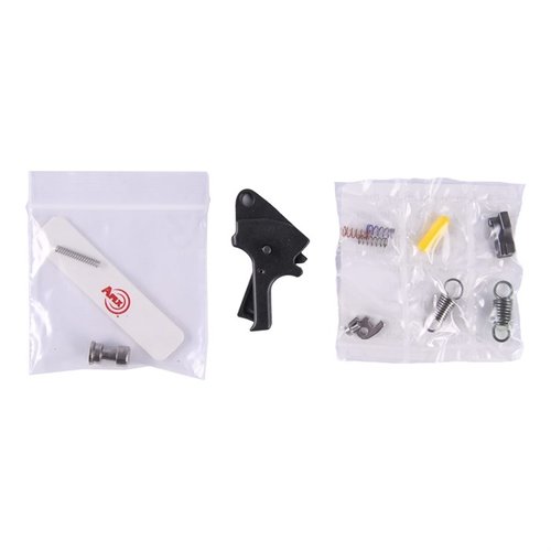 Améliore ton M&P M2.0 avec ce kit de gâchette Apex : tir plus fluide, course réduite de 40% et poids ajustable entre 3.3 et 5.5 lbs.