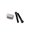 Bloc en V avec vis pour RUGER 10/22LR argenté