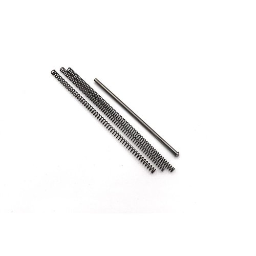 Améliore ton Ruger 10/22 avec ce kit: poignée de culasse confortable, guide rod super lisse et ressorts interchangeables pour un réglage optimal du recul.