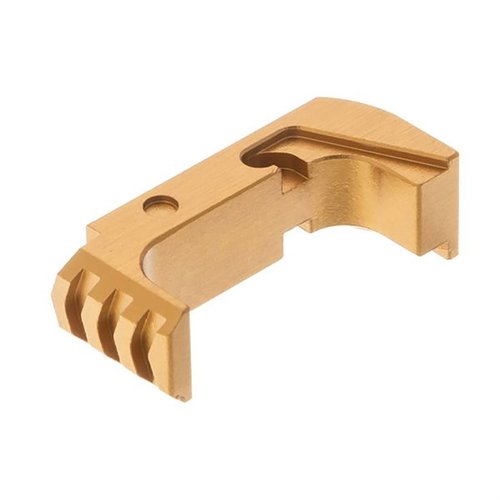 Améliore ta réactivité avec le Tyrant Designs Extended Magazine Release pour Glock 43X/48, en aluminium aéronautique, facile à installer et ergonomique.