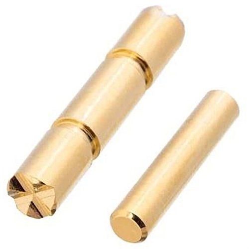 Découvre les pins de démontage améliorés Tyrant CNC pour Glock 43X/48, en acier inoxydable, disponibles en chrome noir ou or, pour une meilleure géométrie et durabilité.