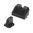 Jeu de hausse et guidon surélevés pour silencieux GLOCK 42/43/43X/48 noir