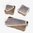 DAKA BINS lot de 3 : 1x 2X4 et 2x 2X2 FDE